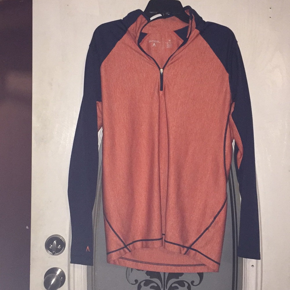 Orange and blue long sleeve